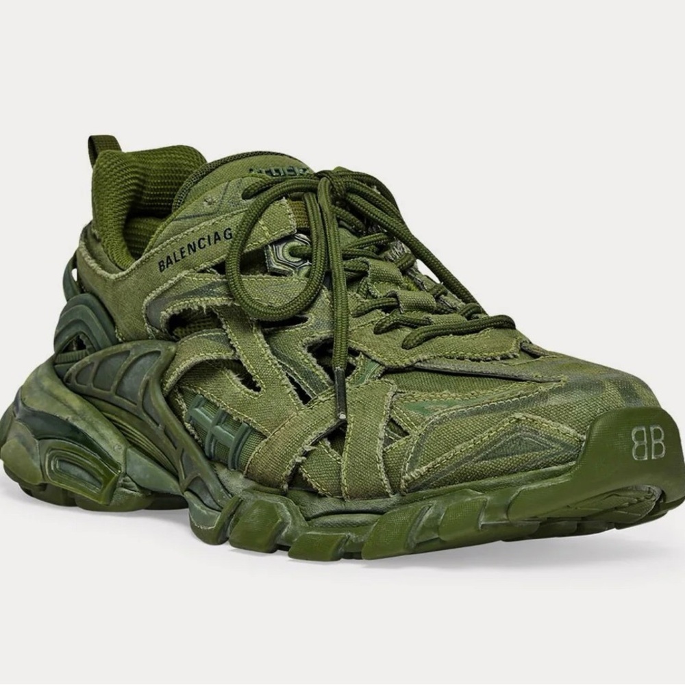 Balenciaga ‘Green’ Track 2 Sneakers - Picture 3 of 5